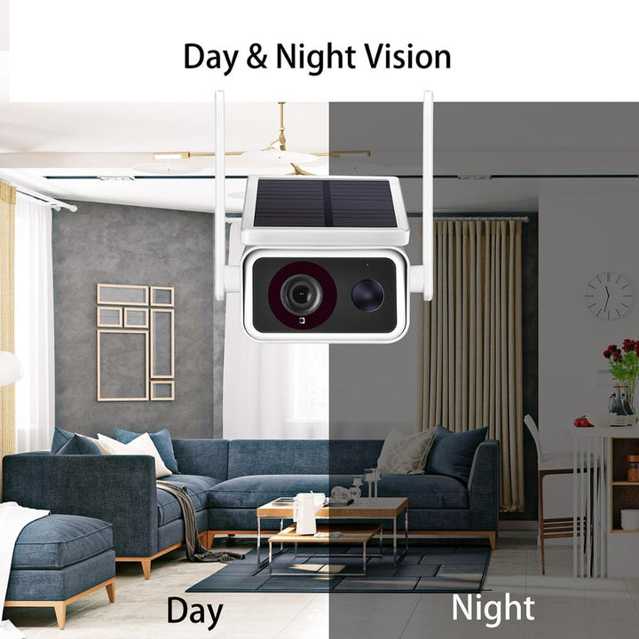 SolarGuard™ Vision 1080P Outdoor Security Camera | Wireless, Night Vision &amp; Mobile Access | Greenora Living Australia