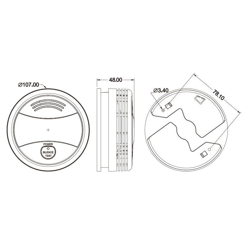 SafeSense™ Smart WiFi Smoke Alarm | 80dB, 20m² &amp; Real-Time Mobile Alerts | Greenora Living Australia