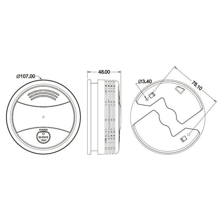 SafeSense™ Smart WiFi Smoke Alarm | 80dB, 20m² &amp; Real-Time Mobile Alerts | Greenora Living Australia