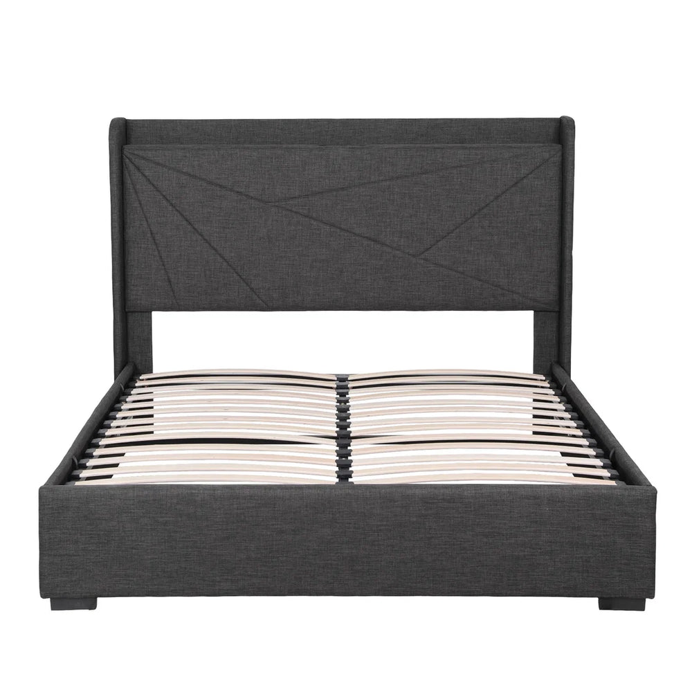 Morfei Charcoal Complete Double Bedroom Package – 5 Piece – product view 2