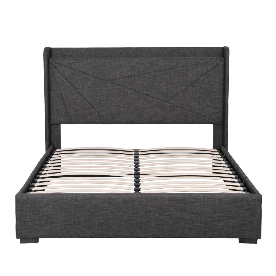 Morfei Charcoal Complete Double Bedroom Package – 5 Piece – product view 2