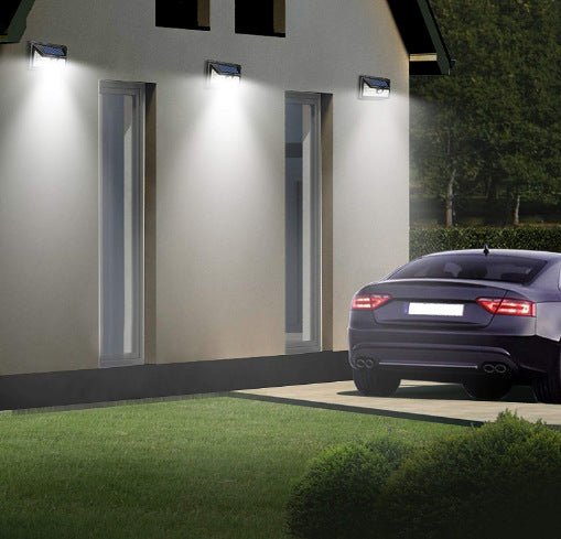 BrightGuard™ Outdoor LED Motion Sensor Security Light | Solar, PIR &amp; 3 Modes | Greenora Living Australia