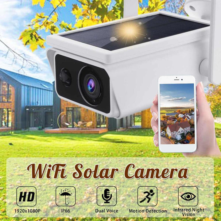 SolarGuard™ Vision 1080P Outdoor Security Camera | Wireless, Night Vision &amp; Mobile Access | Greenora Living Australia