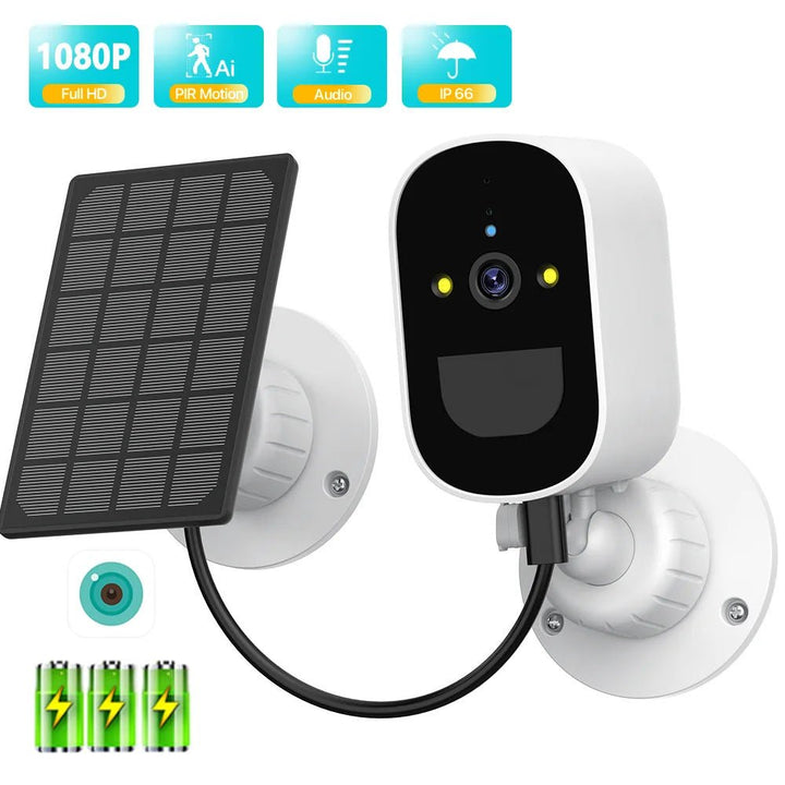 SolarGuard™ Eco Solar Home Security Camera | 5W Solar, Night Vision &amp; Motion Alerts | Greenora Living Australia