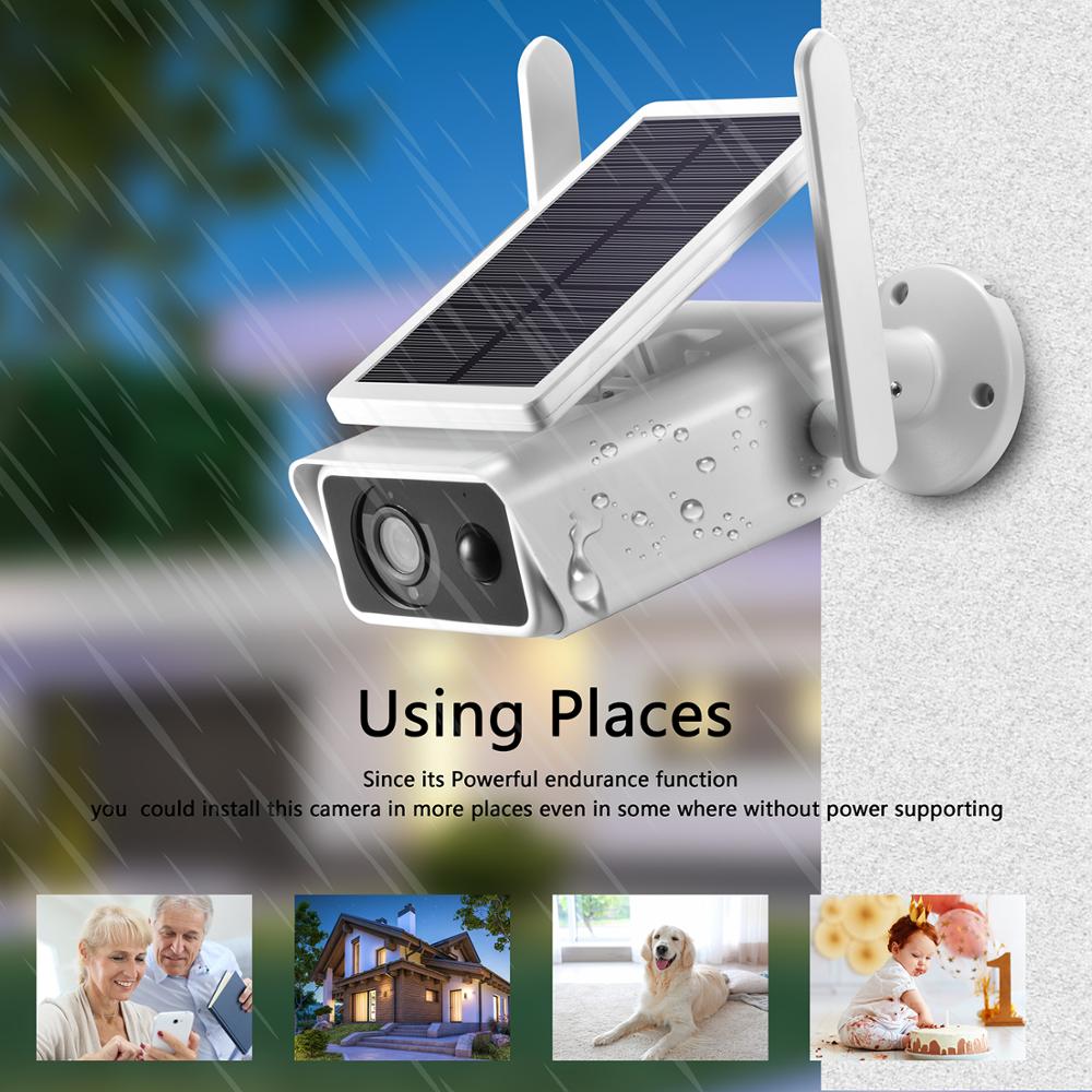 SolarGuard™ Vision 1080P Outdoor Security Camera | Wireless, Night Vision & Mobile Access | Greenora Living Australia