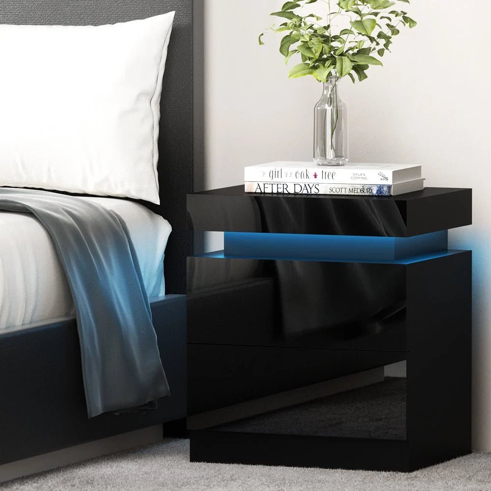 Morfei Charcoal Complete Double Bedroom Package – 5 Piece – product view 9
