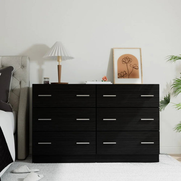 Morfei Charcoal Complete Double Bedroom Package – 5 Piece – product view 6