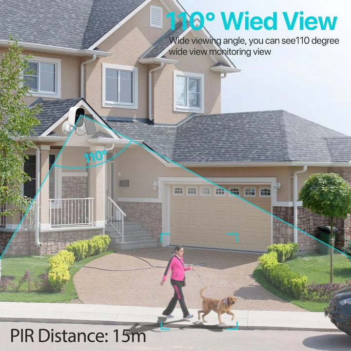 SolarGuard™ Eco Solar Home Security Camera | 5W Solar, Night Vision &amp; Motion Alerts | Greenora Living Australia
