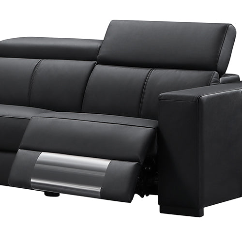 Washington Genuine Leather Electric Corner Sofa | 6-Seater, Electric Recliner &amp; Pocket Springs | Greenora Living Australia