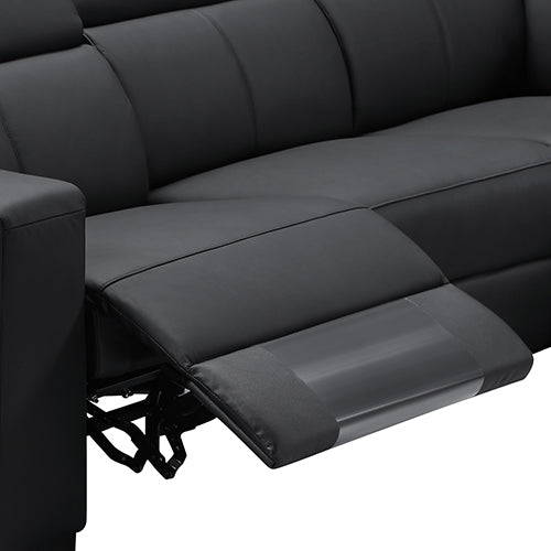 Washington Genuine Leather Electric Corner Sofa | 6-Seater, Electric Recliner &amp; Pocket Springs | Greenora Living Australia