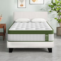 Neo White Boucle Bed & Mattress Bundle | Greenora Living Australia