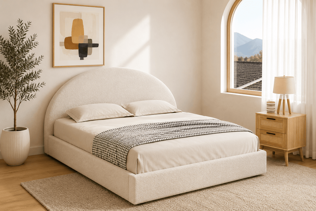 Ella Comfort Queen Bedroom Package – Bed, Mattress &amp; FREE Bedside Table – product view 3