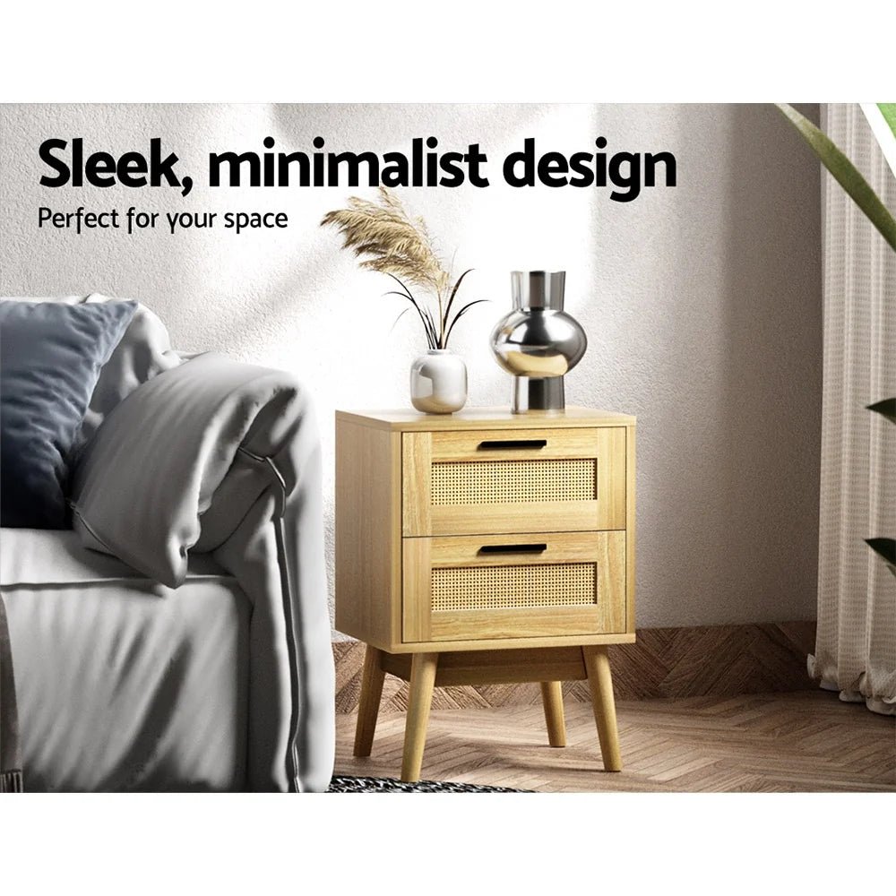Aura Essential Queen Bedroom Package – Bed, Mattress &amp; FREE Bedside Table – product view 8