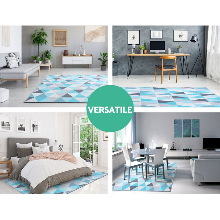 Soft Flannel Area Rug with Anti-Slip Base – 200x290cm Neutral - Greenora Living