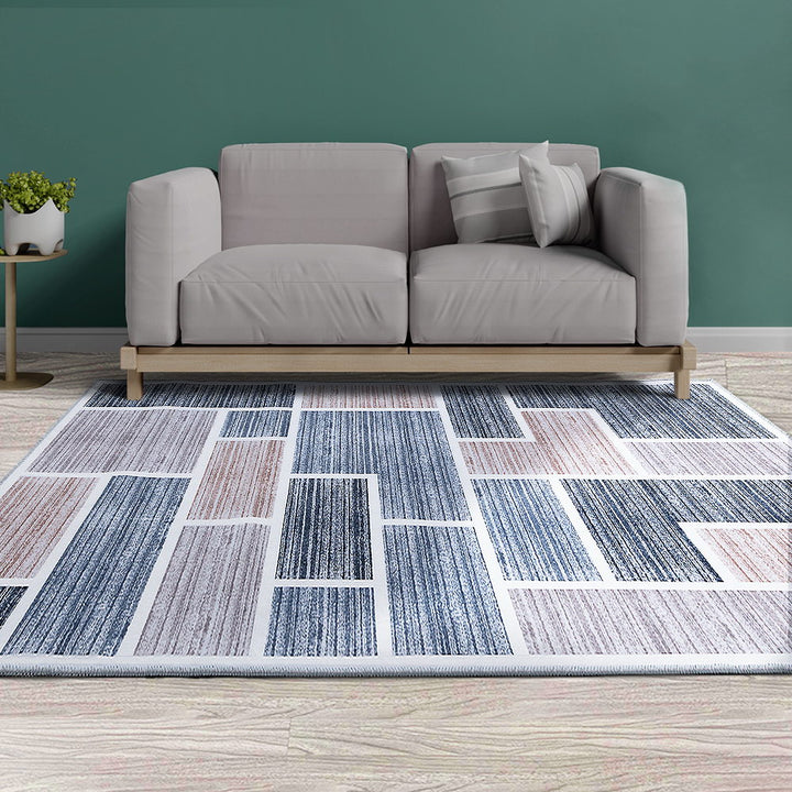Soft Flannel Area Rug with Anti-Slip Base – 120x170cm Neutral - Greenora Living