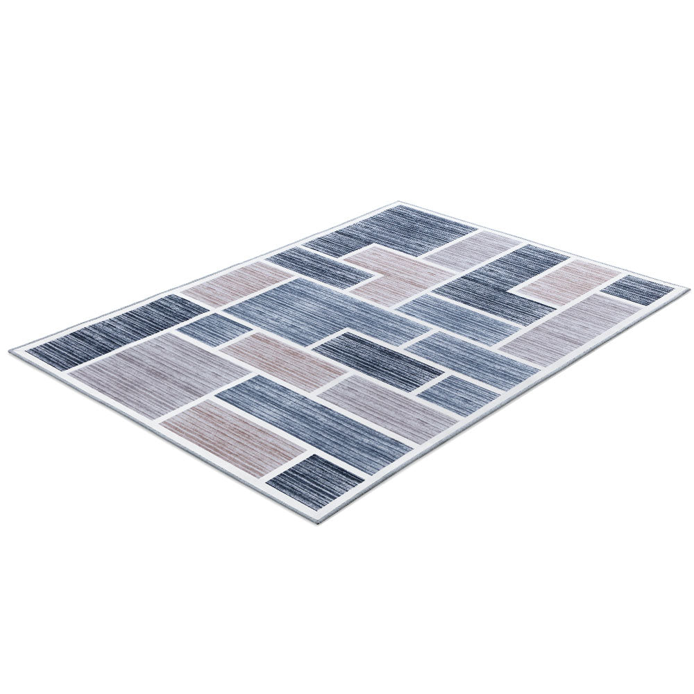Soft Flannel Area Rug with Anti-Slip Base – 120x170cm Neutral - Greenora Living