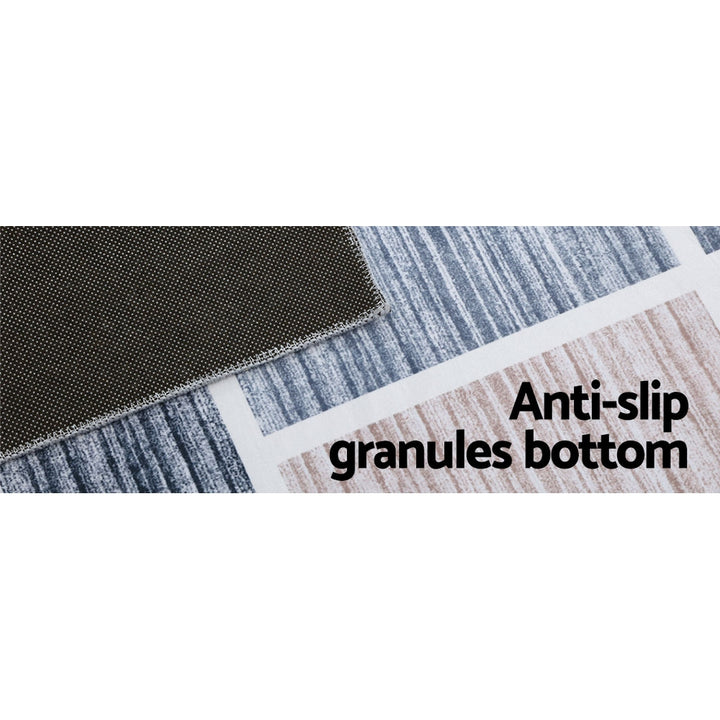Soft Flannel Area Rug with Anti-Slip Base – 120x170cm Neutral - Greenora Living
