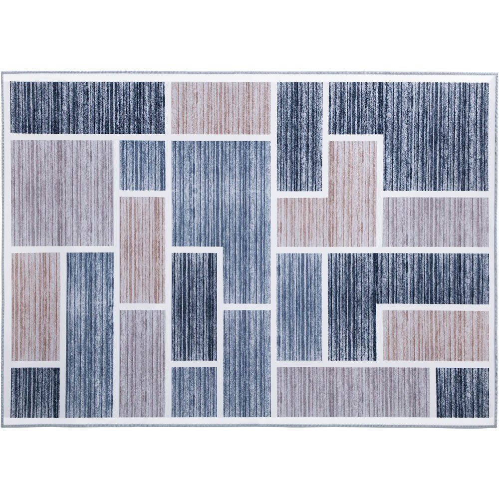 Soft Polyester Area Rug with Anti-Slip Base – 160x230cm Neutral - Greenora Living