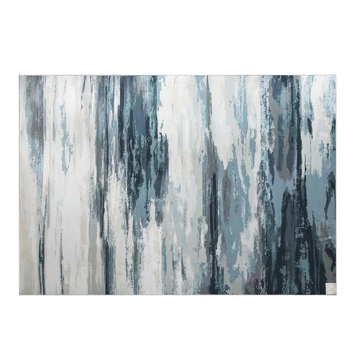 Washable Flannel Area Rug with Oil-Painting Design – 160x230cm - Greenora Living