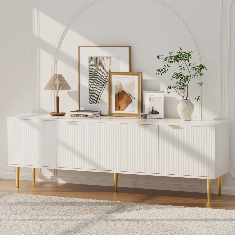 Reede White TV Unit | Greenora Living Australia