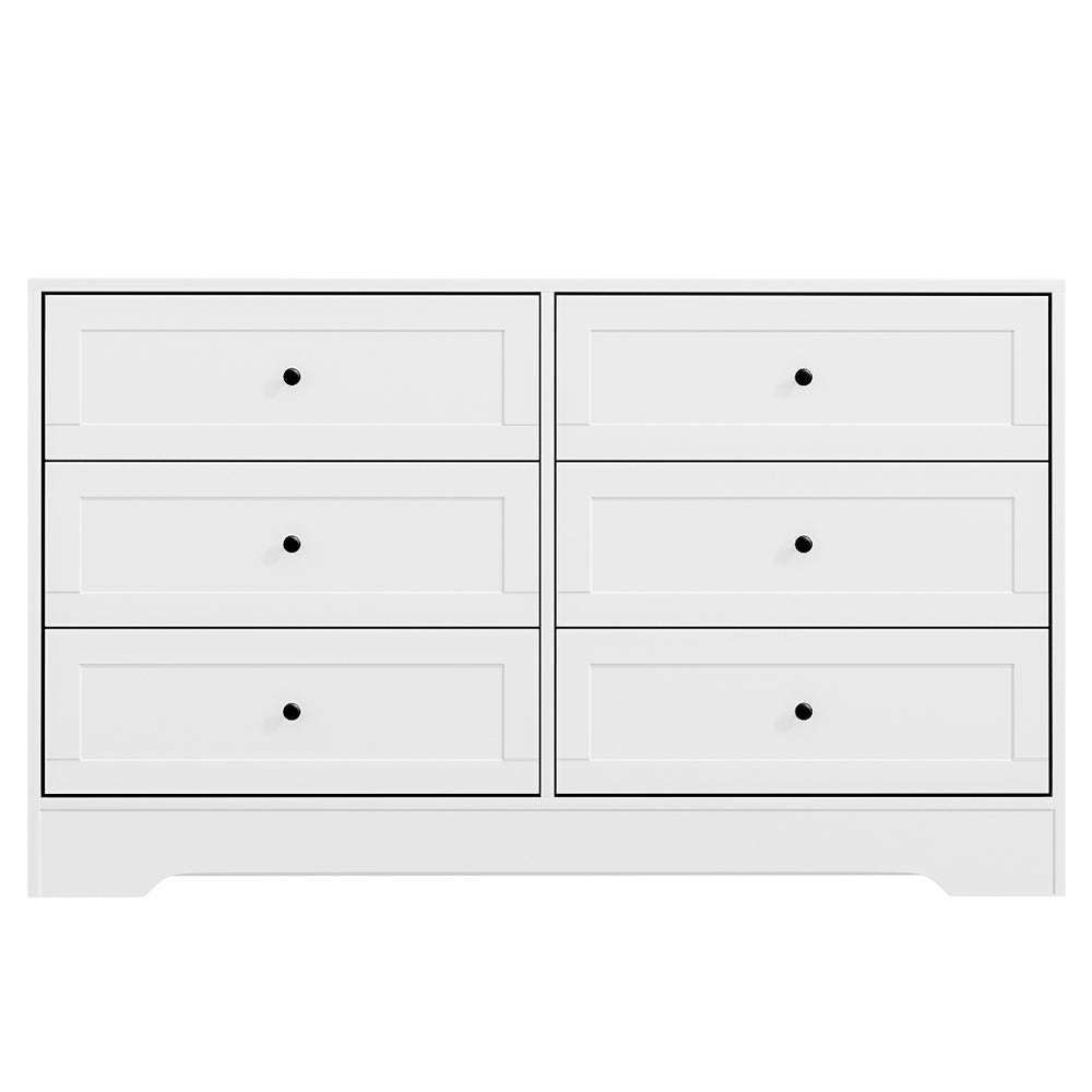 Cove 6-Drawer White Chest of Drawers – product view 5