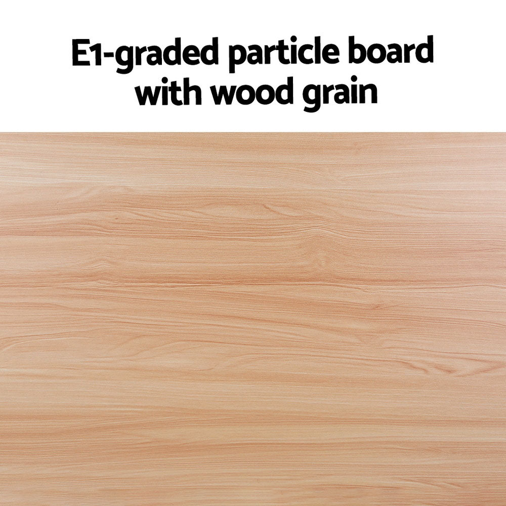Alva 110cm Oval Pine Coffee Table – Natural – product view 5