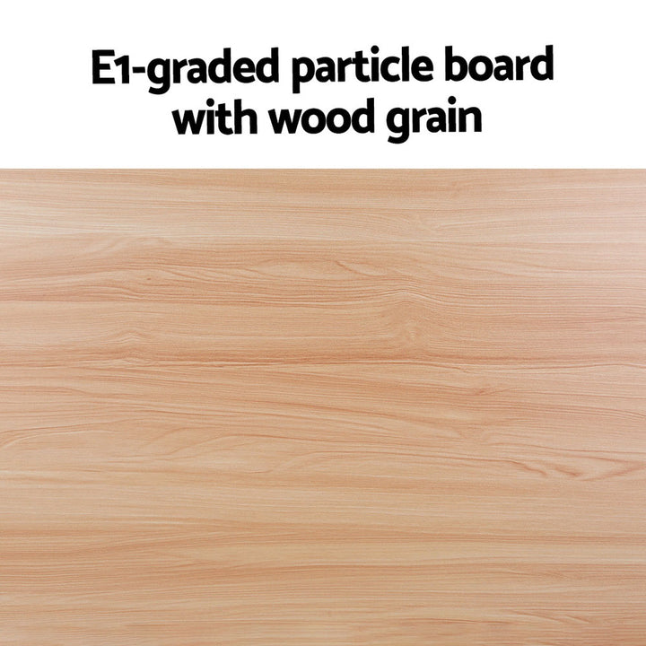 Alva 110cm Oval Pine Coffee Table – Natural – product view 5