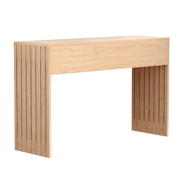 Mira Fluted Pine 120cm Console Table – product view 3