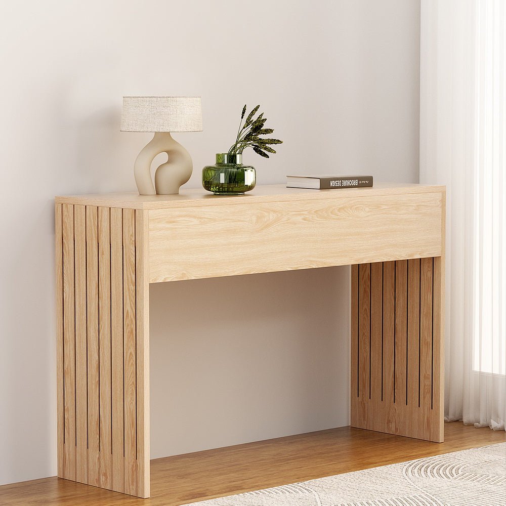 Mira Fluted Pine 120cm Console Table