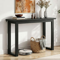 Noir Black Ski-Leg Console Table 110cm