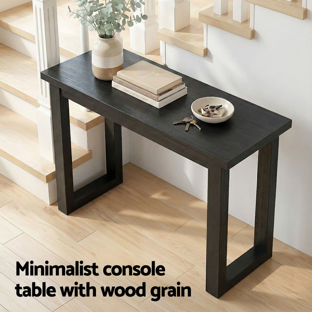 Noir Black Ski-Leg Console Table 110cm – product view 5