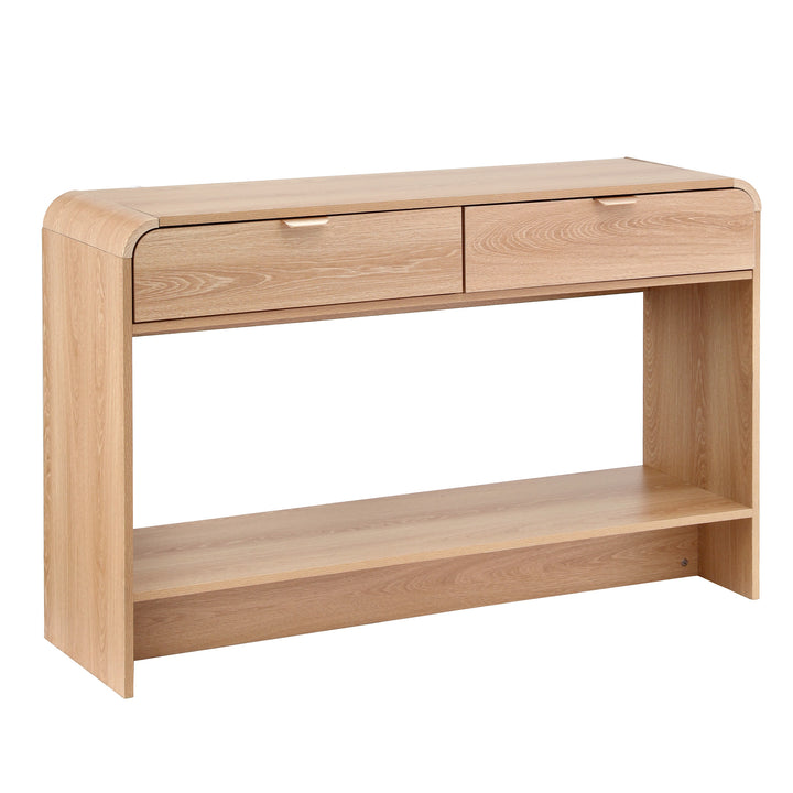Harper Pine 120cm 2-Drawer Console Table – product view 10
