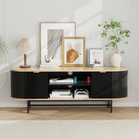 Nordic Black TV Unit | Greenora Living Australia