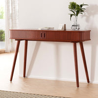 Flute Walnut Console Table | Greenora Living Australia