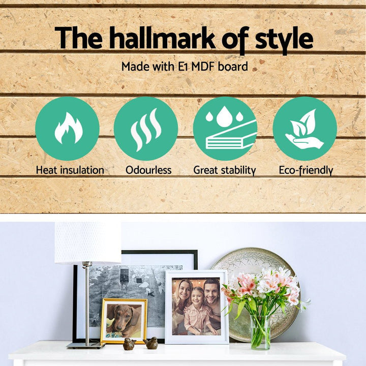 Luma White 3-Tier Console Table – product view 5