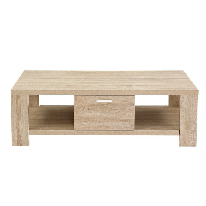 Maxi Oak Coffee Table with Drawer – product view 4