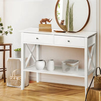 Chole White Console Table | Greenora Living Australia