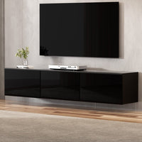 Float Black TV Unit | Greenora Living Australia