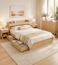 Aura Natural Complete Queen Bedroom Package – 5 Piece