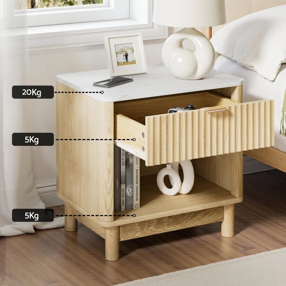 Aura Natural Complete Queen Bedroom Package – 5 Piece – product view 6