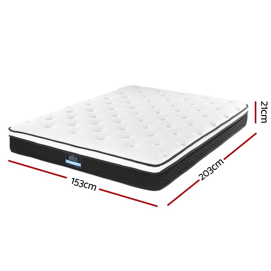Bonita Queen Mattress 21cm Euro Top Bonnell Spring – Medium Firm – product view 3