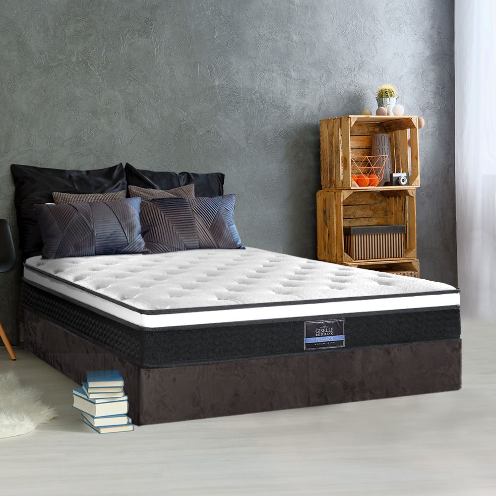 Bonita Queen Mattress 21cm Euro Top Bonnell Spring – Medium Firm – product view 2