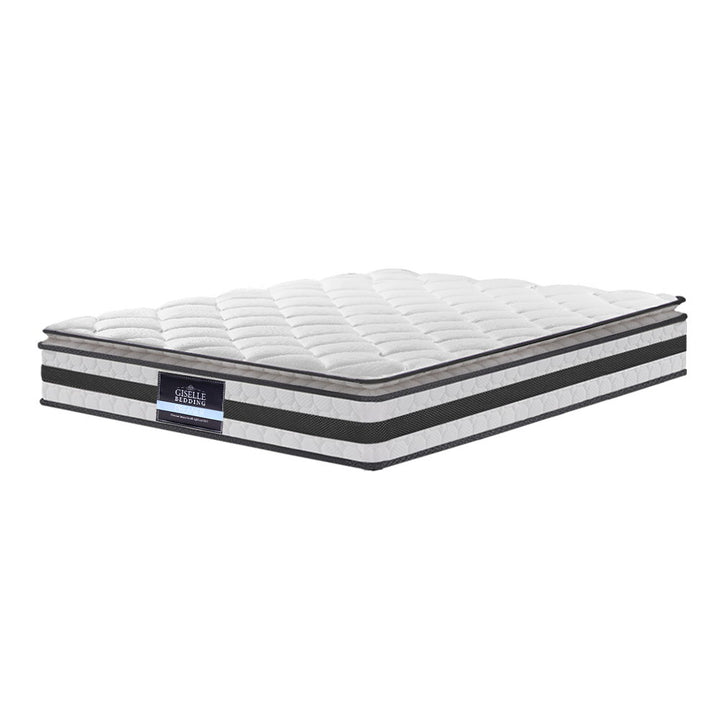 DreamZone Queen Mattress – 21cm Pillow Top Bonnell Spring Medium Firm - Greenora Living