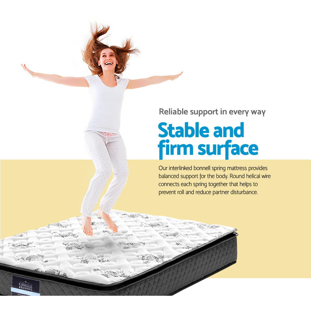 DreamZone King Single Mattress – 24cm Pillow Top Pocket Spring - Greenora Living
