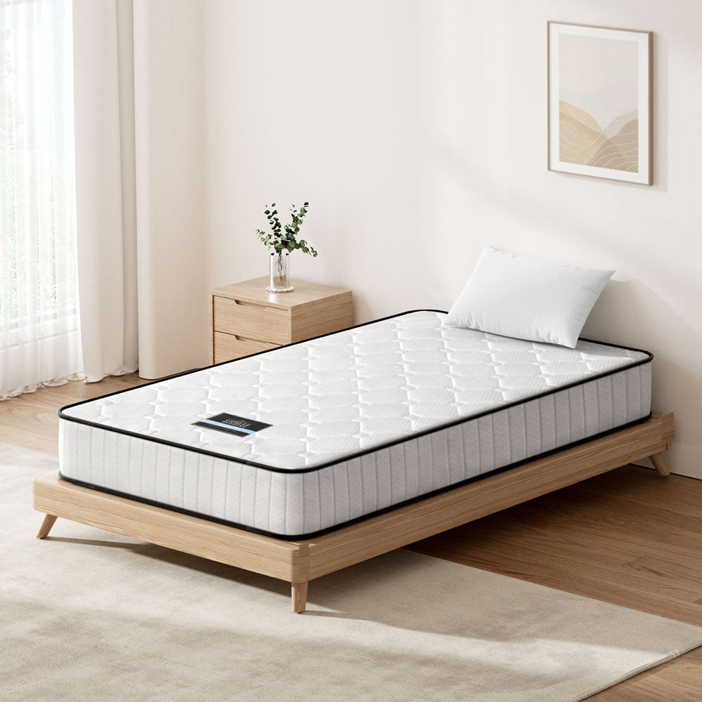 DreamZone King Single Mattress – 21cm 5-Zone Pocket Spring Soft Quilted Top - Greenora Living