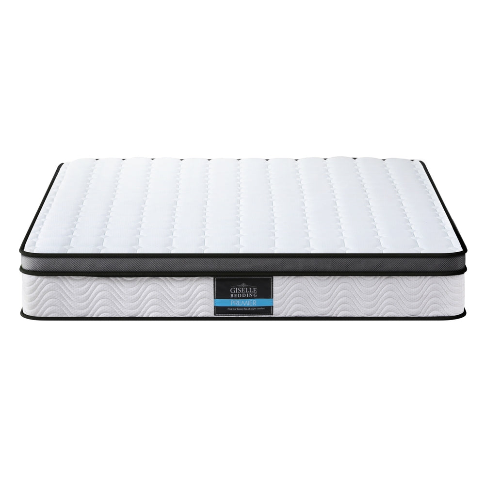 DreamZone King Mattress – 25cm Cool Gel Memory Foam Bonnell Spring Medium Firm - Greenora Living