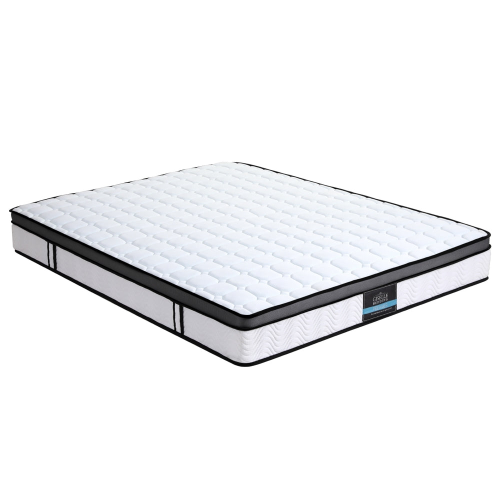 DreamZone King Mattress – 25cm Cool Gel Memory Foam Bonnell Spring Medium Firm - Greenora Living