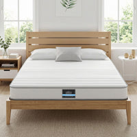 Queen Mattress 20cm Pocket Spring Egg-Crate Foam Medium Firm