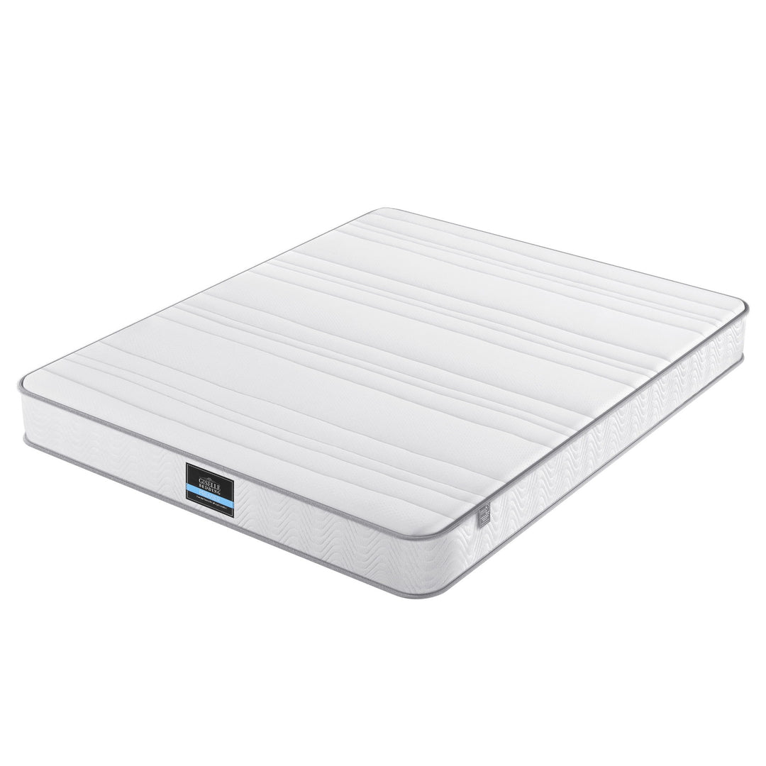 Queen Mattress 20cm Pocket Spring Egg-Crate Foam Medium Firm – product view 3