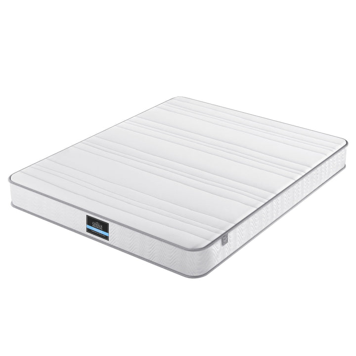 Queen Mattress 20cm Pocket Spring Egg-Crate Foam Medium Firm – product view 3